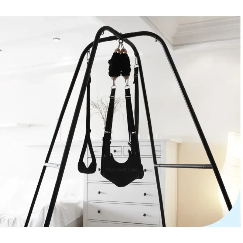 Super Load-Bearing Dual Layers Leather Hammock Swing Chair Sex Furniture Sling Bed Pillow Adult BDSM Games Toy Couples SM320