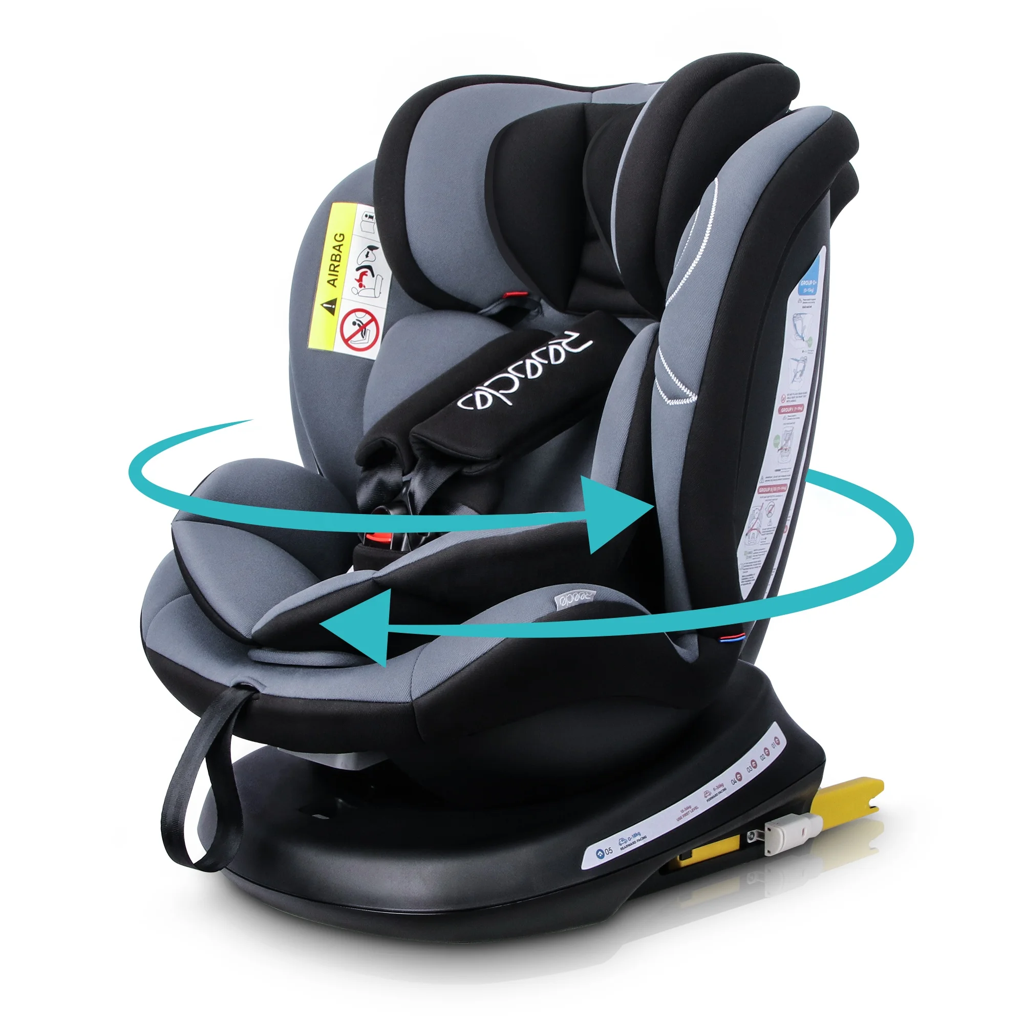 Rücksitzspiegel für Babys, Universal Fit Babyschale, doppelte Gurte mit 360  Swivel, 30x19cm