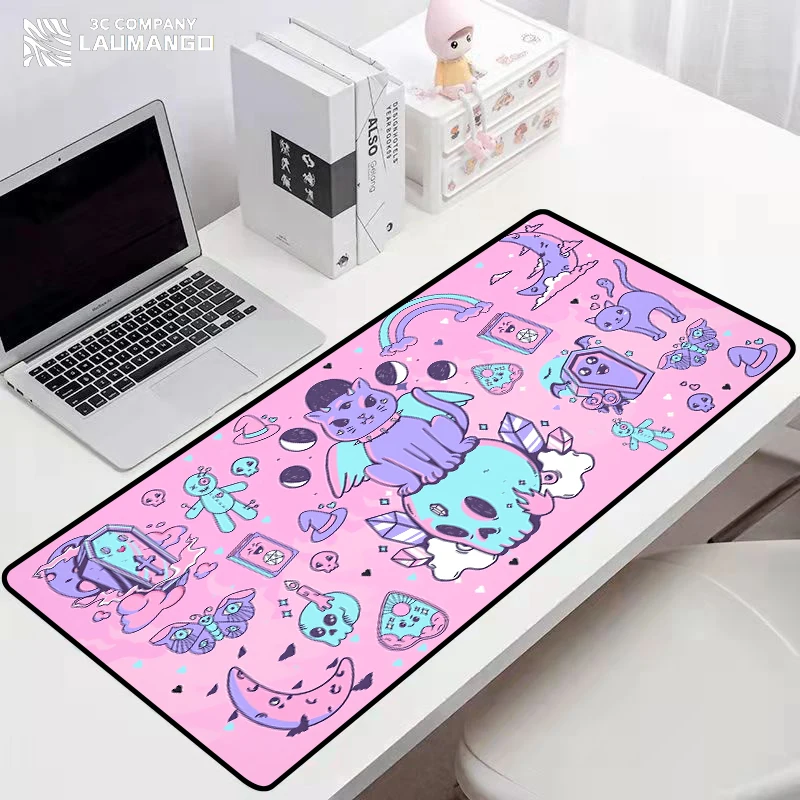 Grande Tarot Anime Gaming Mouse Pad Tapete Gamer Desk Mat Mousepad Pads Deskmat Acessórios para pc Xxl - Imagem 4