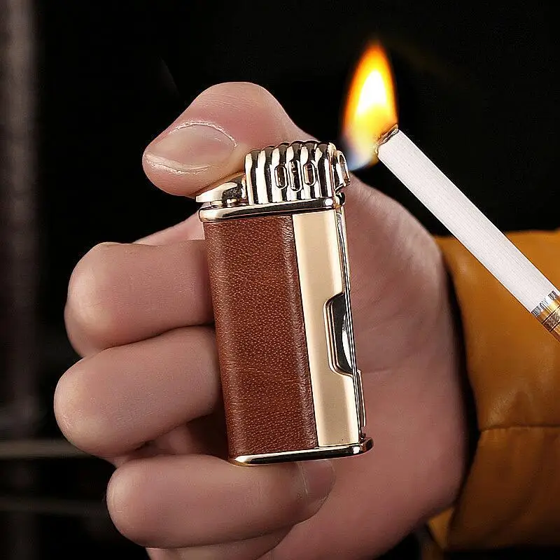Butane Jet Lighter with Pipe Tool Pipe Rod Lighter Multifunction Gas Lighter Free Fire Compact Cigarette Accessories Cigar Man 4