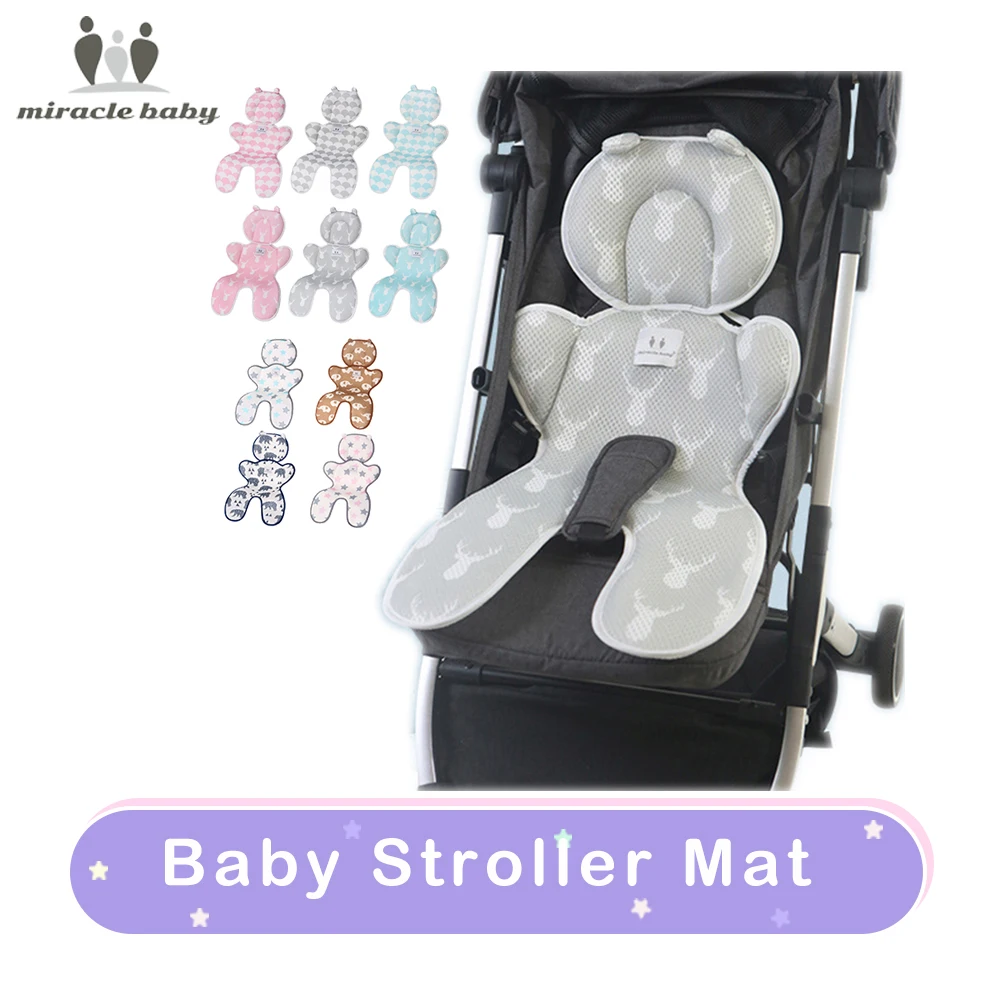 Stroller Pad Four Seasons Soft Cushion Pad Baby Stroller Stroller