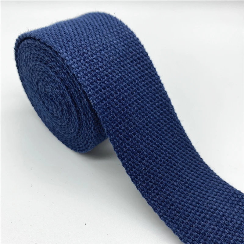 Cotton Webbing Strap Canvas Ribbon for DIY Crafts and Accessories (2 Yards)
