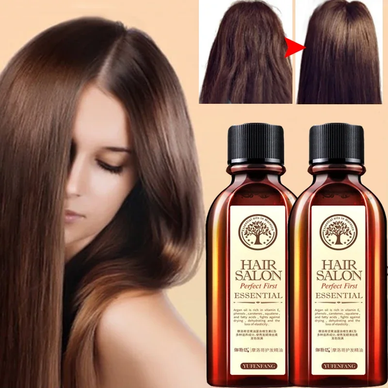 

Hair Treatment Essential Oil Repair Damaged Hair Improved Dryness Care Nourishing Smooth Soft Strengthens Hair Root Care Serum