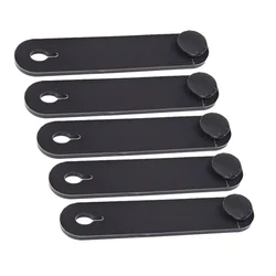 Universal Motorcycle Elastic Cable Tie - Rubber Frame Securing Cord for Wiring Harness Connection (5pcs)