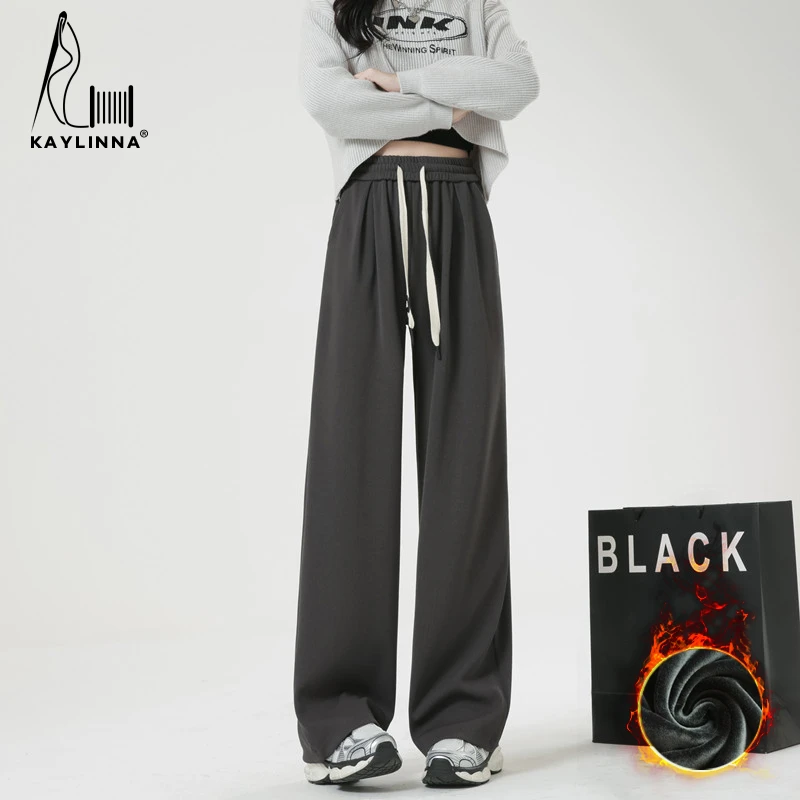 

Autumn Slacks New Pants Korean Fashion Women Pants High Waist Sweatpants Clothing Women Trends 2023 Streetwear Women's Winter