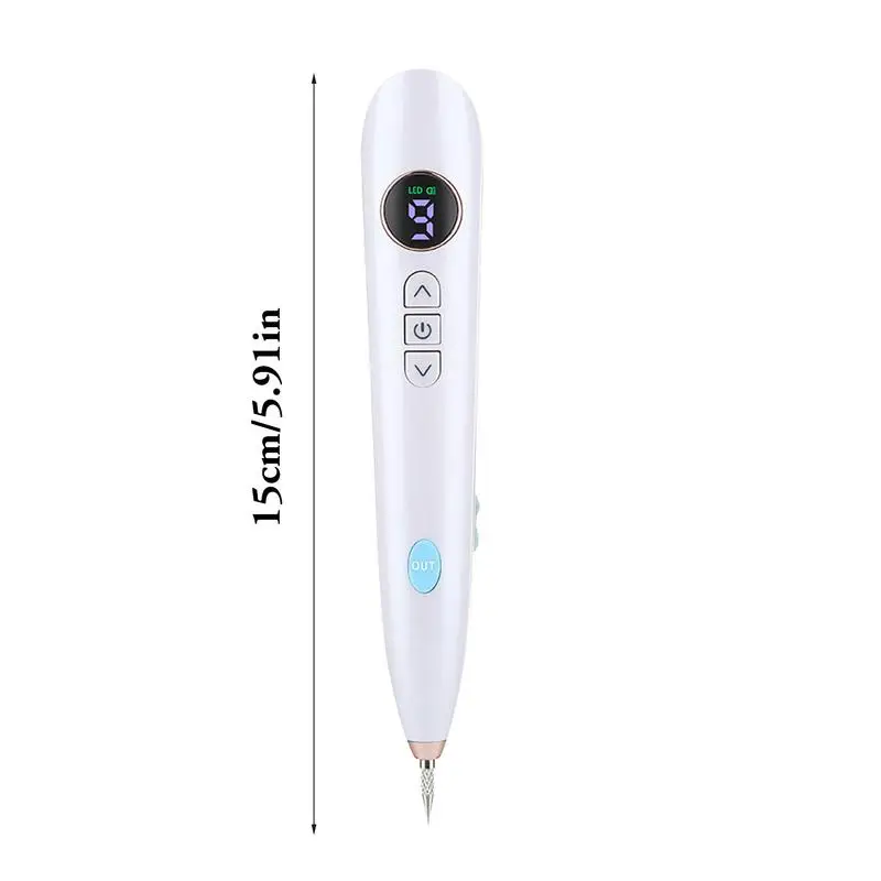 9 Level Electric Freckle Skin Mole Dark Spot Remover Pen Skin Tag Remover Dark Spot Wart Speckle Tattoo Removal Pen Plasma