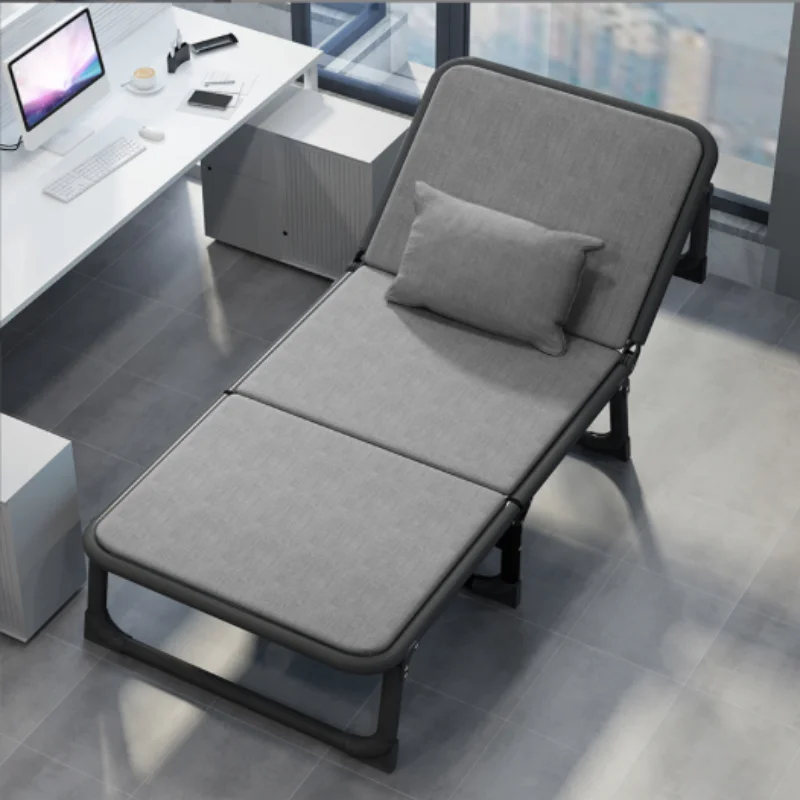 

Folding Lounger Home Office Lunch Break Folding Bed Modern Simplicity Portable Simple Deckchair Living Room Furniture Chairs