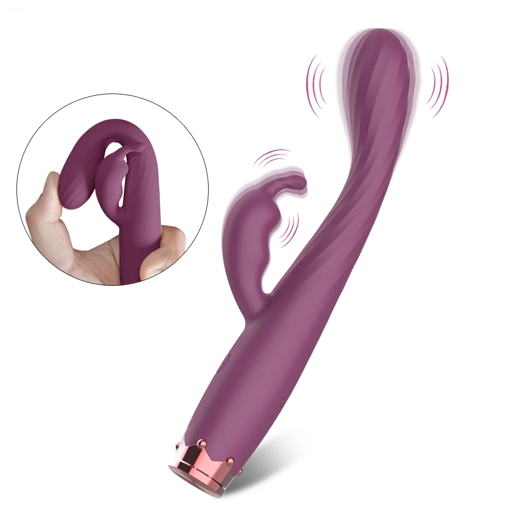 Rabbit Vibrator for Women Beginner Vagina G-Spot Vibrator Clitoris Stimulator Female Masturbator Adult Sex Toy for Women