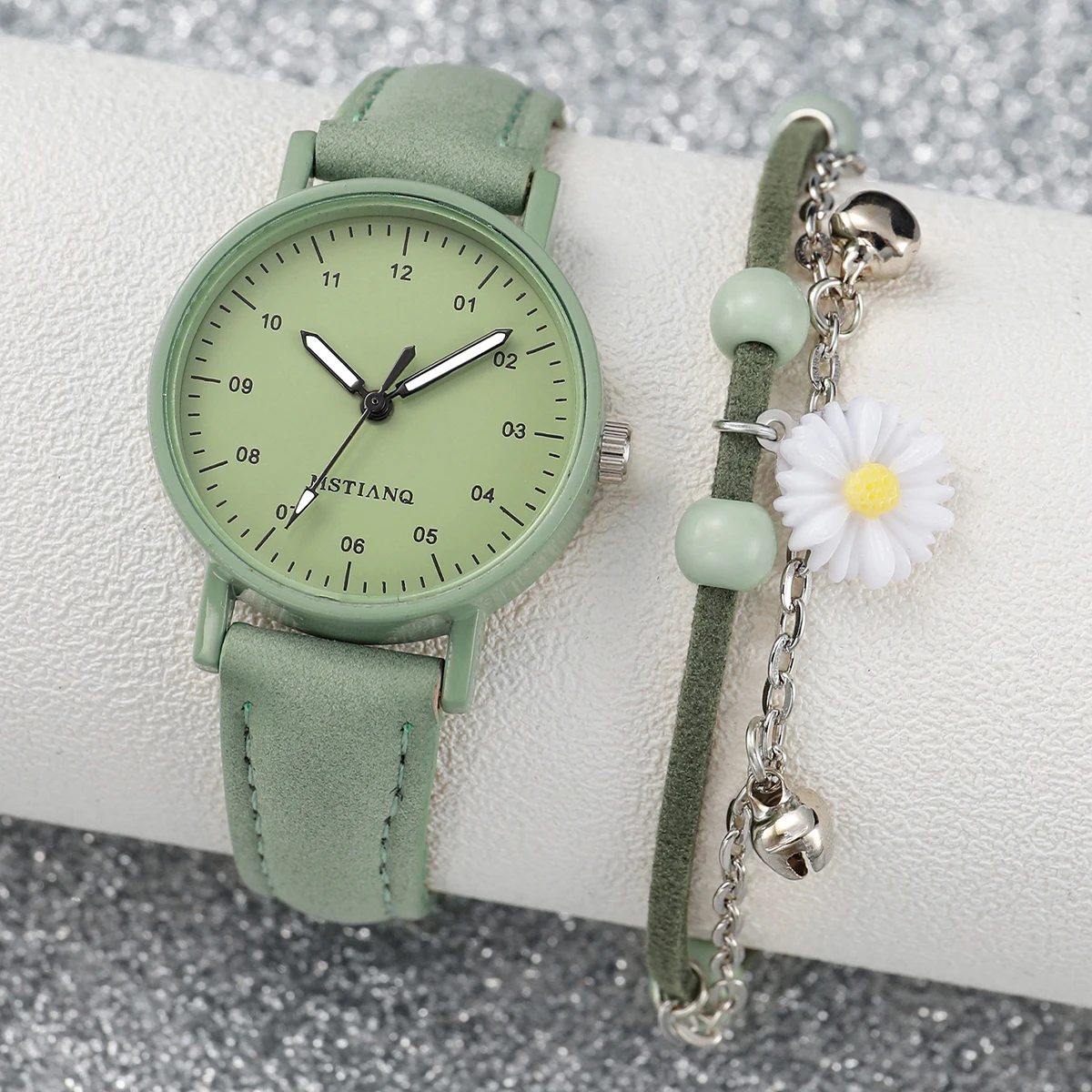 JSDDE Orologio Donna Retrò Al Quarzo – Cinturino In Pelle, Quadrante Con Numeri Arabi, Elegante E Semplice - 3