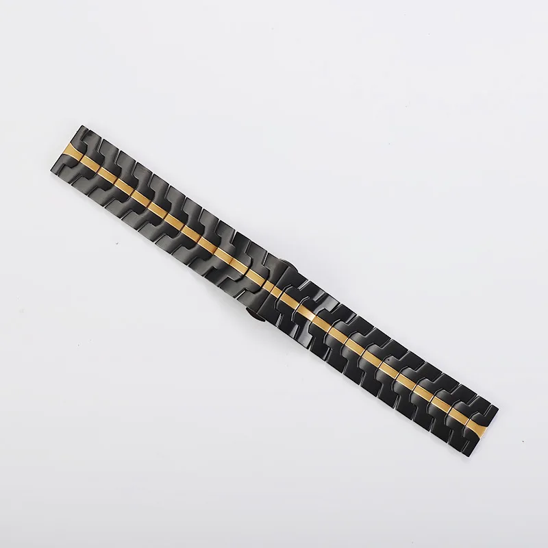 Elegant Stainless Steel Smartwatch Band, 20mm/22mm Adjustable Metal Bracelet