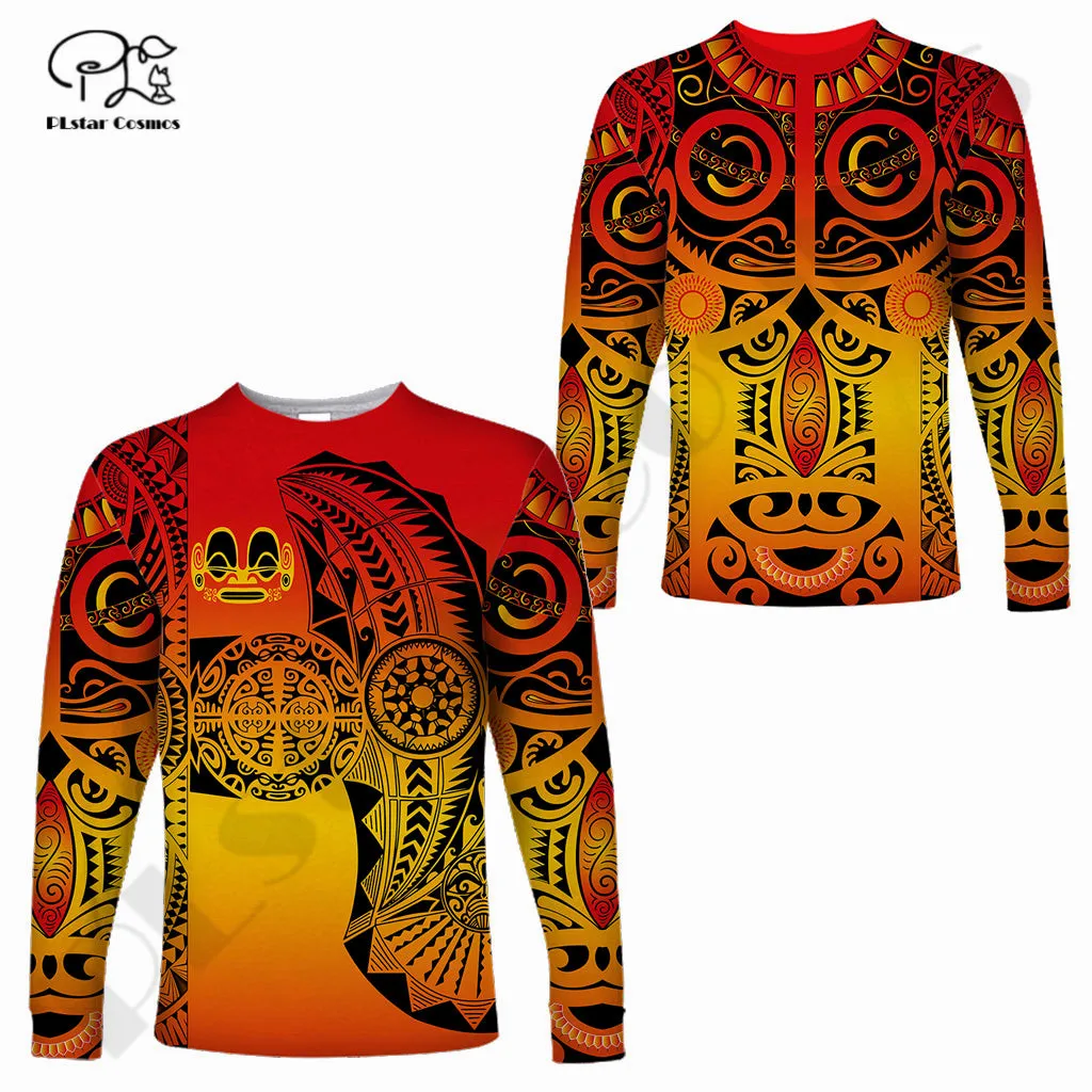 PLstar Cosmos 3DPrint Newest MARQUESAS ISLANDS Polynesia Tribal Harajuku Streetwear Casual Unique Unisex Hoodie/Sweatshirt/Zip 4