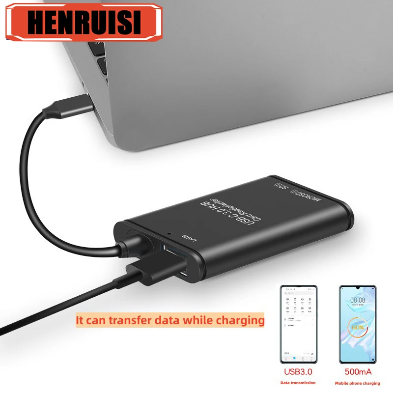 

Mini Multifunction Memory Card Reader 5V/2A Universal USB 3.1 Type C to USB 3.0 OTG Adapter Secure Digital TF Memory Card Reader