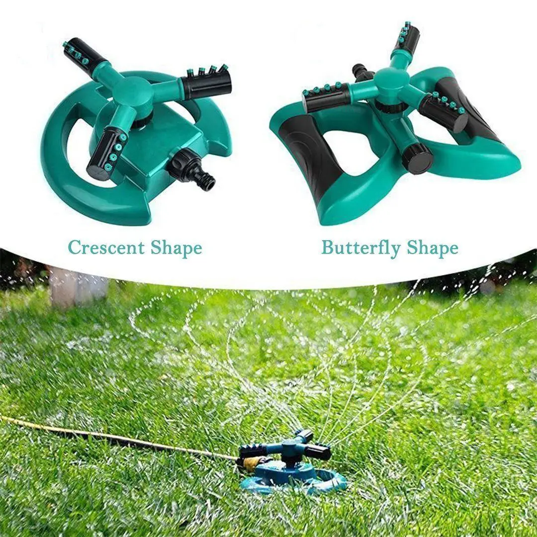 

360 Degree Automatic Rotating Sprinkler Nozzle Garden Courtyard Water Sprinklers Quick Coupling Agriculture Irrigation Supplies