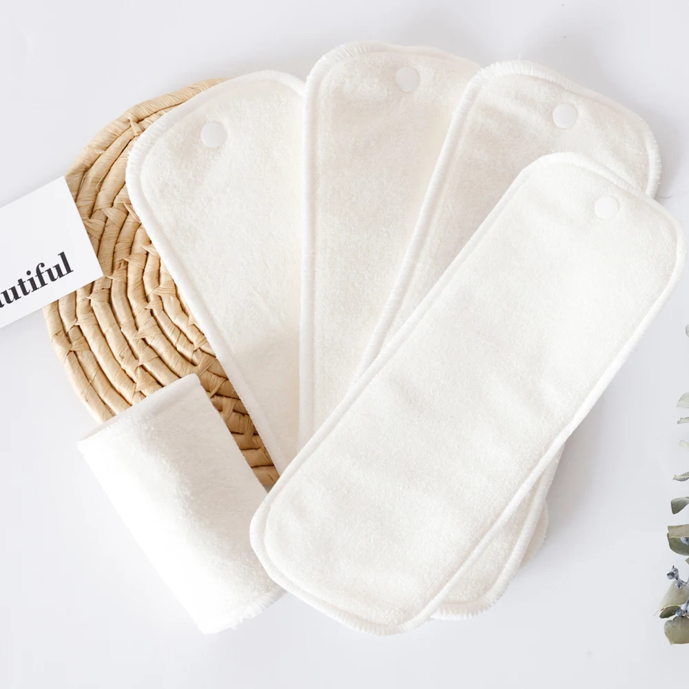 Cloth Diaper Insert 5PCS Newborn 2 Layers Bamboo Terry