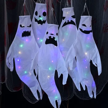 Hanging LED Halloween Ghost 1