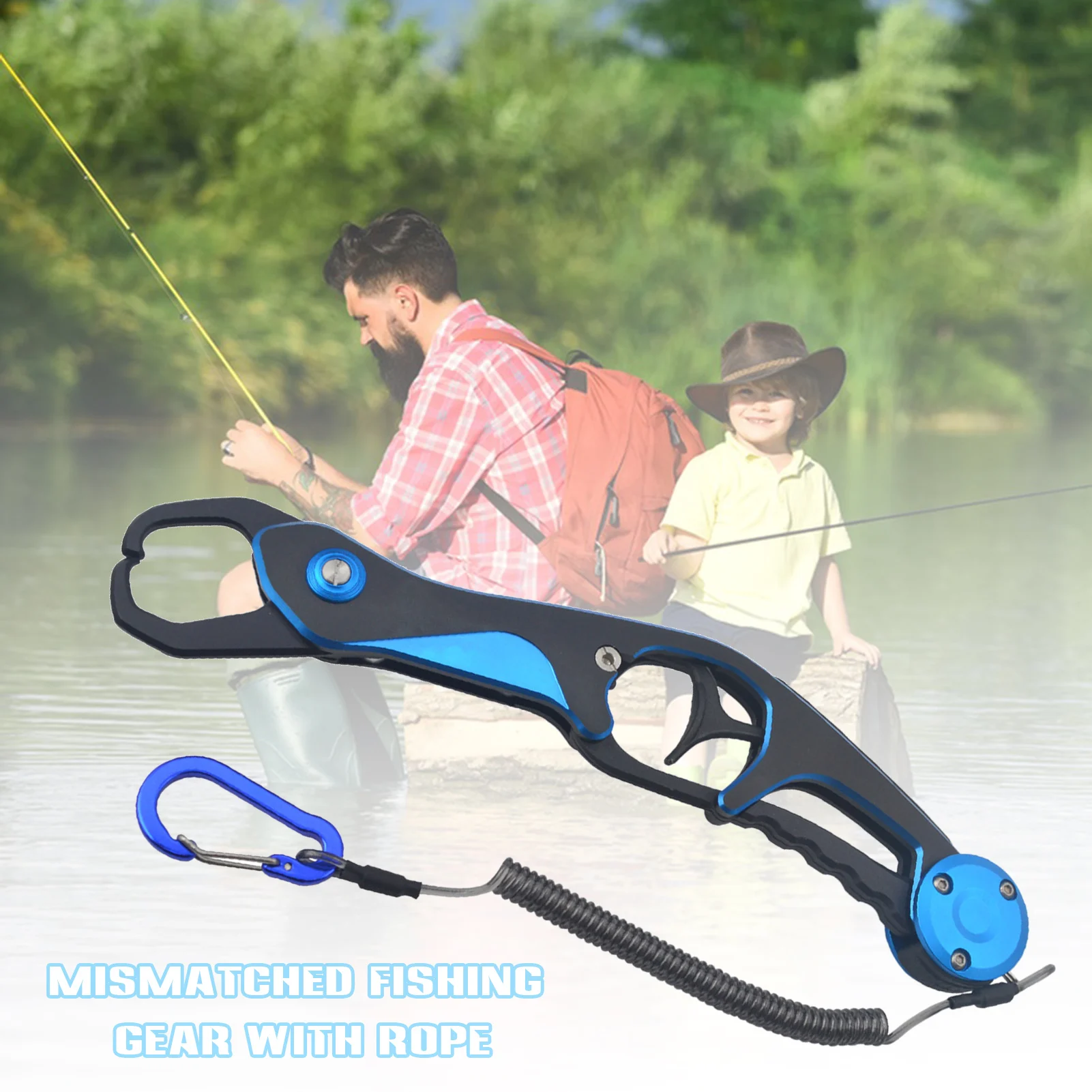 Gun Type Fish Control Device Portable Light Fish Lip Grip for Saltwater  Freshwater Fishing