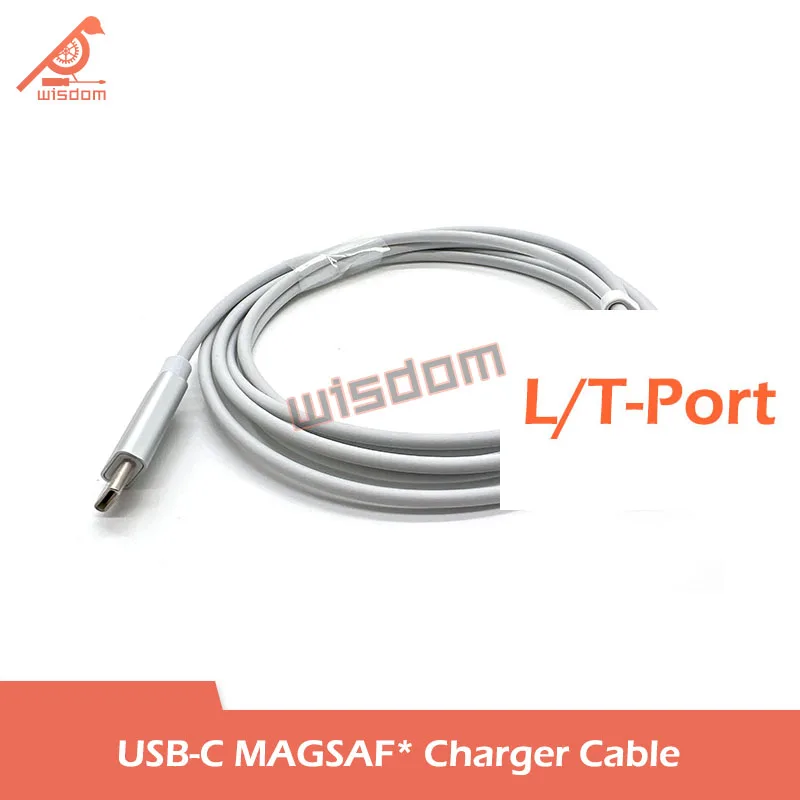 

White Laptop Charger Cord Power Adapter Cable USB-C Type C Mag Charge Cable For Macbook Pro Air A1436 A1465 A1466 Notebook