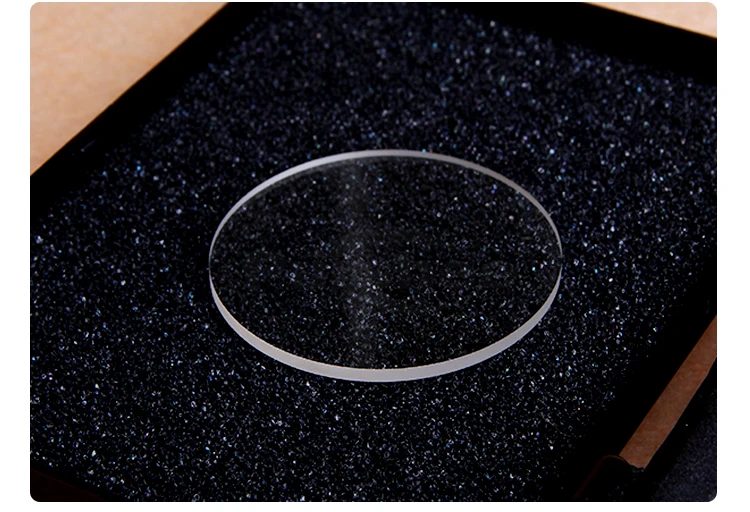 JGS1 UV-geschmolzene Quarzglas-Rundscheibe, ultradünn, hochpräzises optisches Fenster, hohe Lichtdurchlässigkeit, in verschiedenen Größen erhältlich – Detail 4
