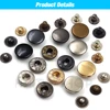 Snap Fasteners Kit Metal Button Snaps with Fastener Snap Installation Pliers For Leathercraft Clothes Garment Jean Bags Shoes 2