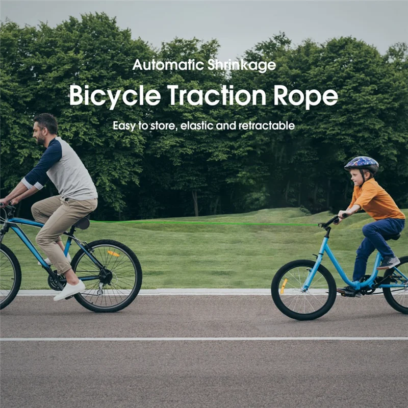 【Must-Haves】Bicycle Tow Rope Flexible Retractable Bicycle Tractor ...