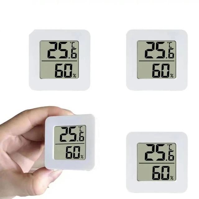New Mini LCD Digital Thermometer Hygrometer Indoor Electronic Temperature  Hygrometer Sensor Meter Household Thermometer - AliExpress