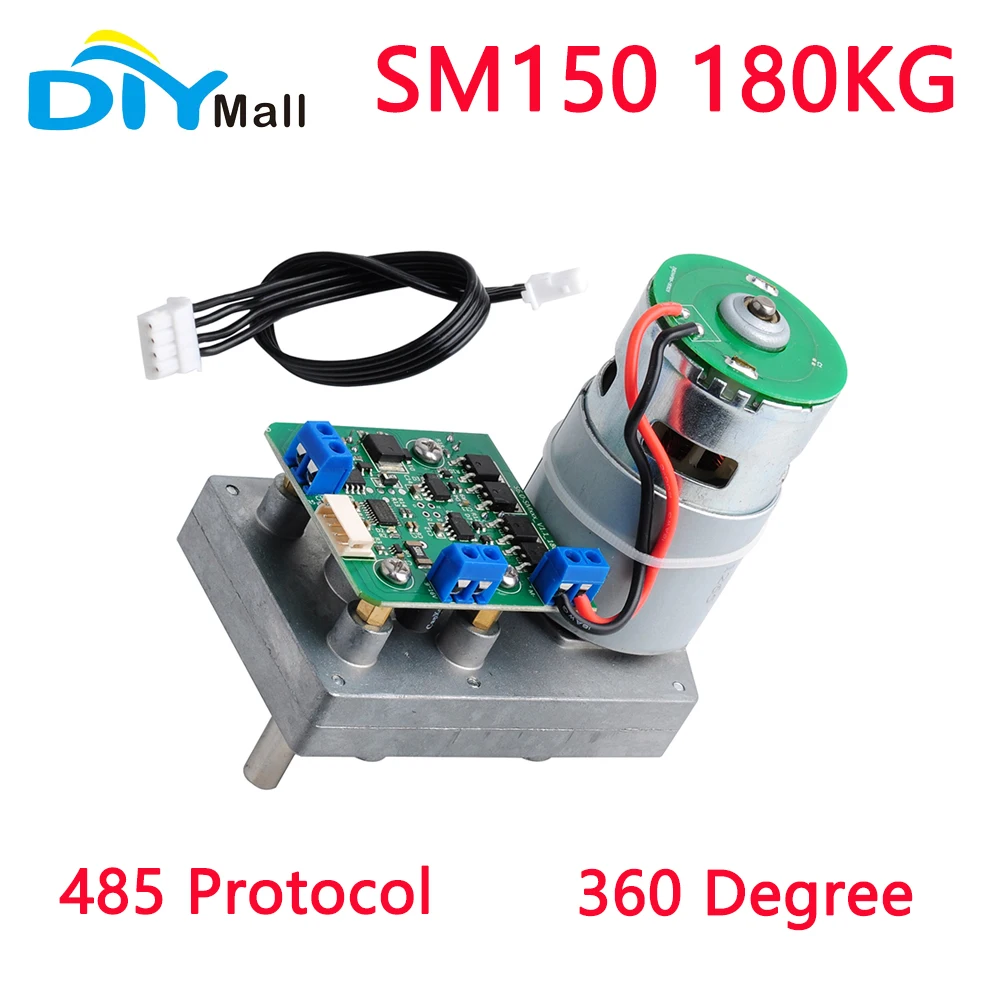 

FEETECH SMS150 180KG High Torque Servo 12V 485 Protocol Magnetic Encoding Servo 360 Degrees For Industry Robot Large Smart Robot