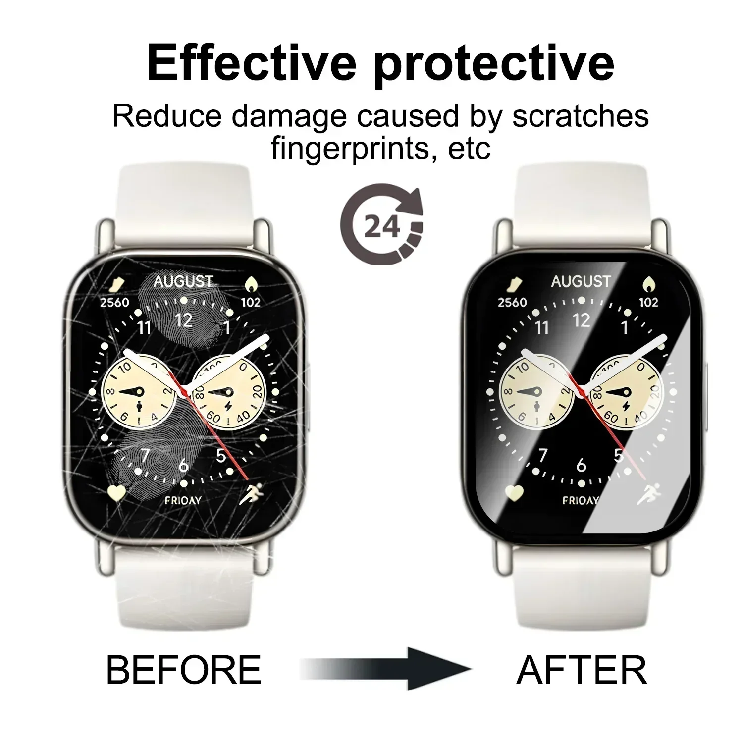 For Redmi Watch 6 5 Full Coverage Cover 3D Curved Screen Protector For Xiaomi Redmi Watch 6 5/5 Lite  Potevtive Smartwatch Films