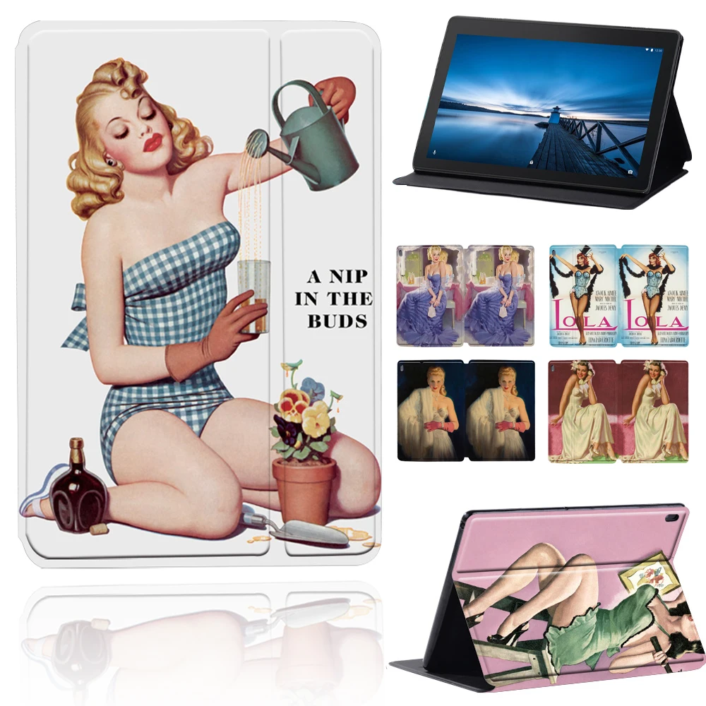 Cover Per Lenovo Tab M10 Plus Tb-X606F M10 Tb-X605 Tb-X505 Tb-X306 Custodia Lenovo Tab M10 2Nd M7 M8 Tb-7305 Tb-8506 + Penna