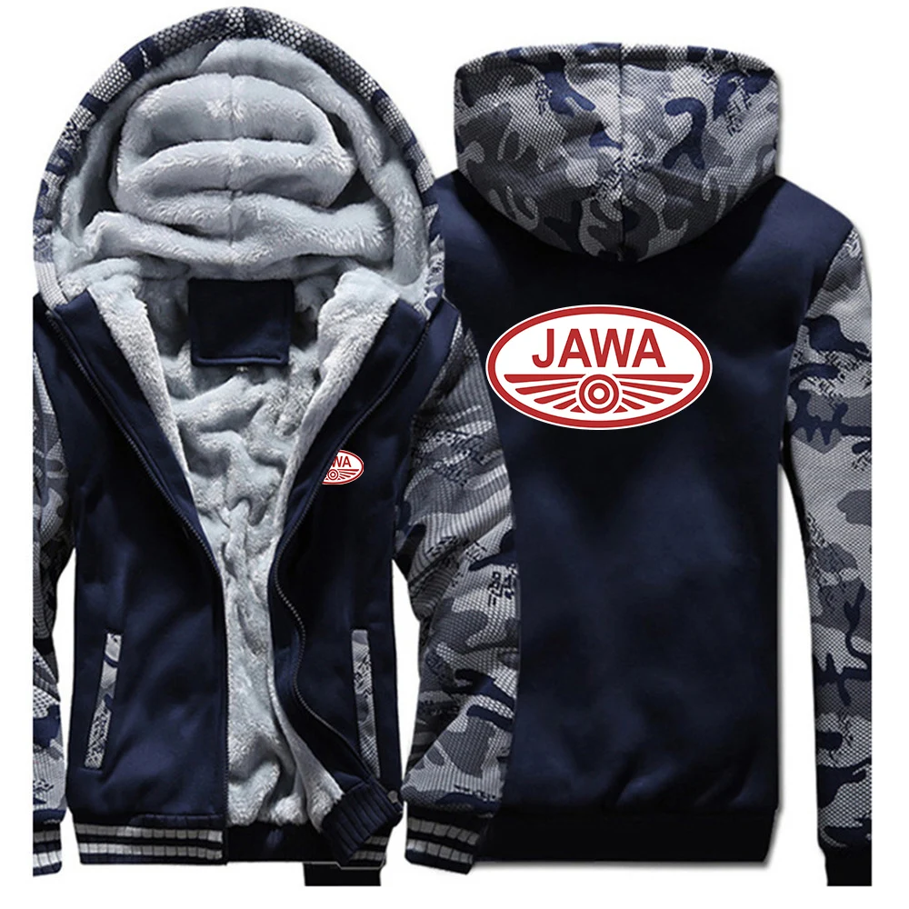 Men's Long Sleeve Motorcycle Logo Hoodie