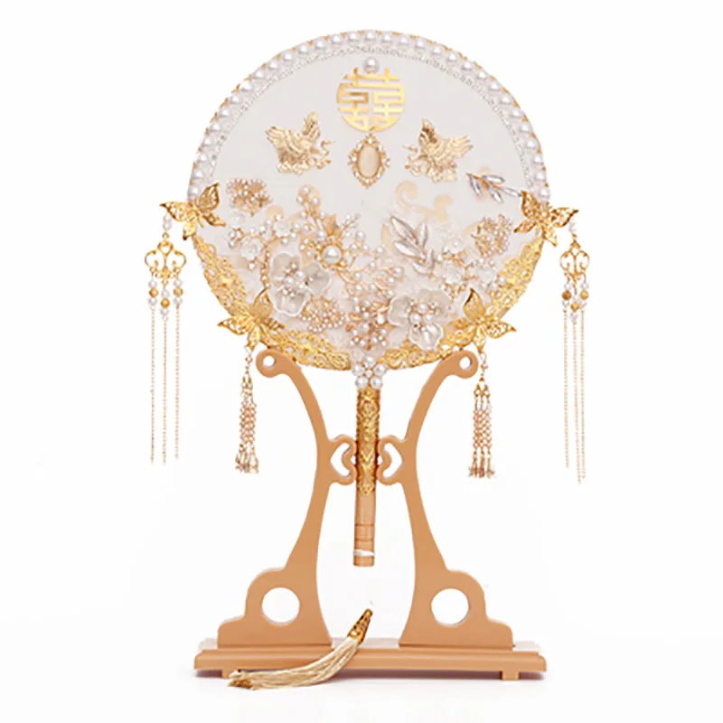 Chinese Wedding Hand Holding Fan, Ancient Style, Bride Group Fan, DIY Wedding Gifts