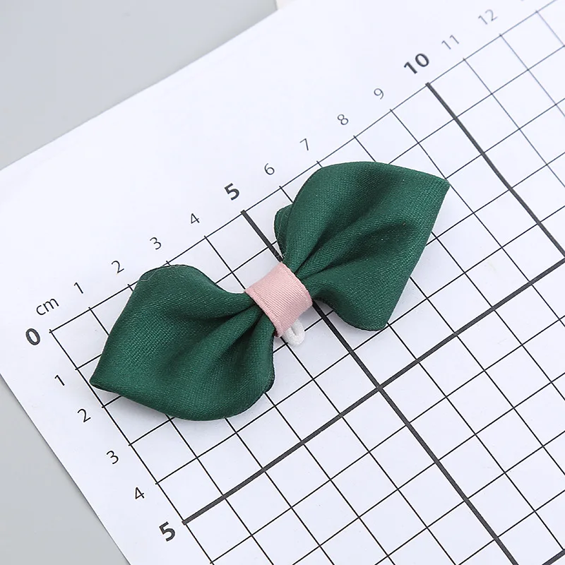 Children plain small baby needle-free safety clothing accessories for boys handmade dark collar bow tie
