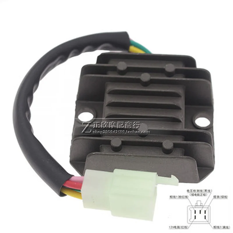 

Motorcycl 5 Wires Voltage Regulator Rectifier Female Socket Connect Plug for Honda CG125 CG 125 ZJ125 ZJ 125 125cc