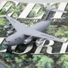 17CM C-17 Globemaster III Airplane Model Toy Pull Back Military Transport Aircraft Models Creative Decorations Boys Kids Gifts 2
