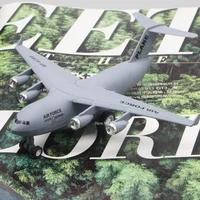17CM C-17 Globemaster III Airplane Model Toy Pull Back Military Transport Aircraft Models Creative Decorations Boys Kids Gifts 2