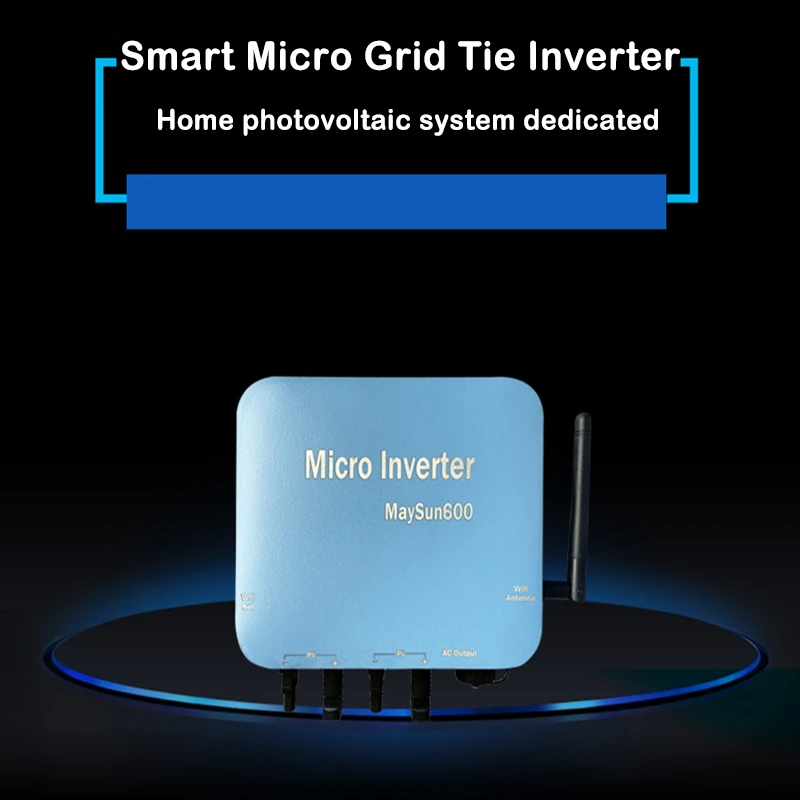 600W 700W 800W 1000W Micro Solar Panel Smart Inverter Pure Sine Wave Home Inverter 36V MPPT On Grid Tie for 220/110V AC