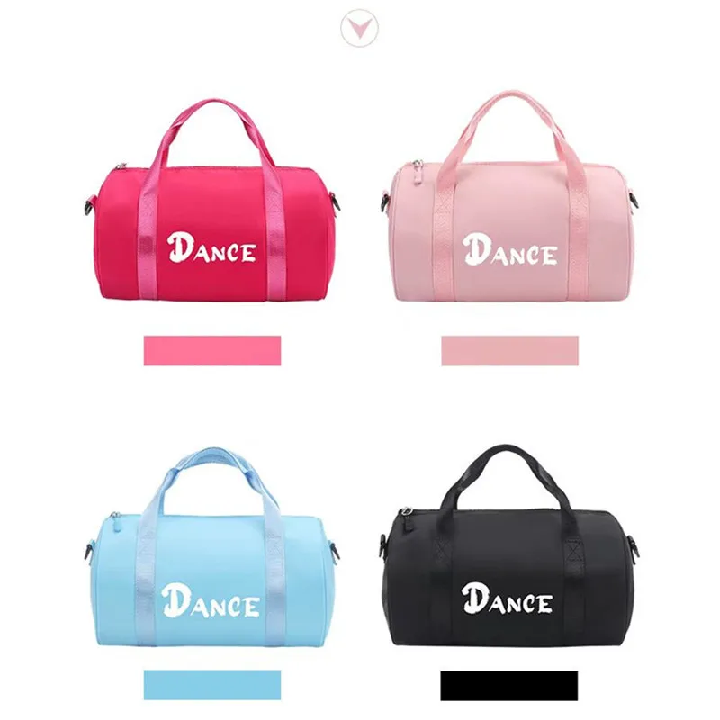 Sports Bags Gym Weekend Girl Fitness Children's Big Pocket Kids Dance Shoes Training Shoulder Bolsas For Luggage Travel Handbags 6