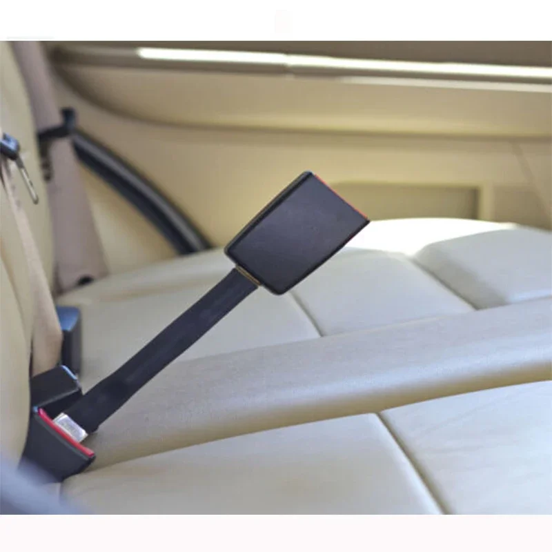 E24 Certified Camlock 21.5mm (7/8") Rigid Stem Cars Safety Seat Belt Extenders Car baby seat Clip Extension-Black Gray Beige