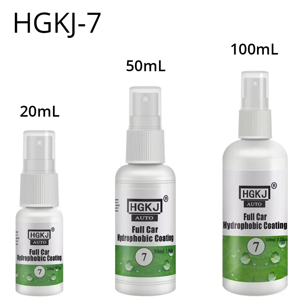 20ml/50ml/100ml Car Cleaning Paints Cleaner Polishes Hydrophobic Water Rains Repellent Spray Auto Windshield Glass Nano Coating