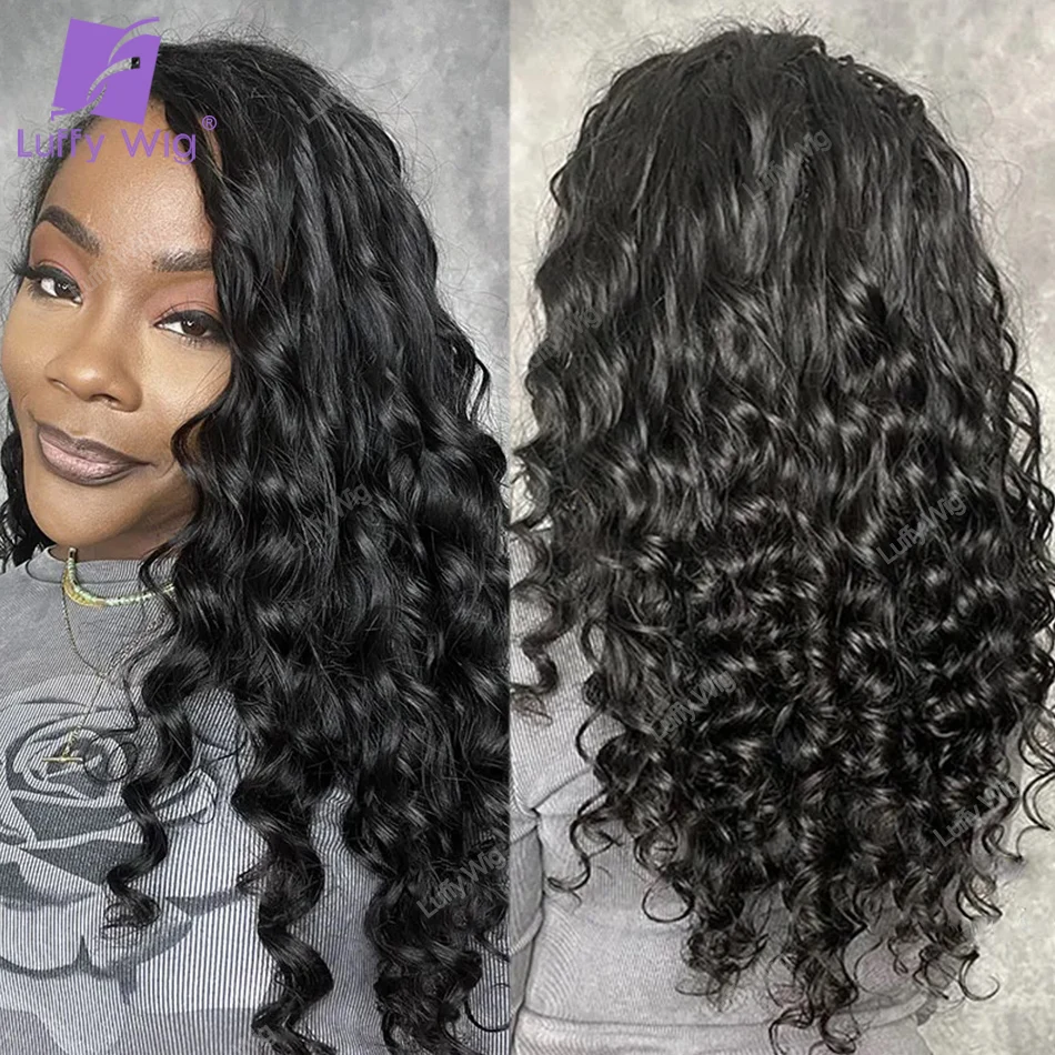 Pre Separated Crochet Braids Human Hair Extensions Deep Wave Burmese Remy Hair Bundles With Loop Knotless For Braiding Curly 6