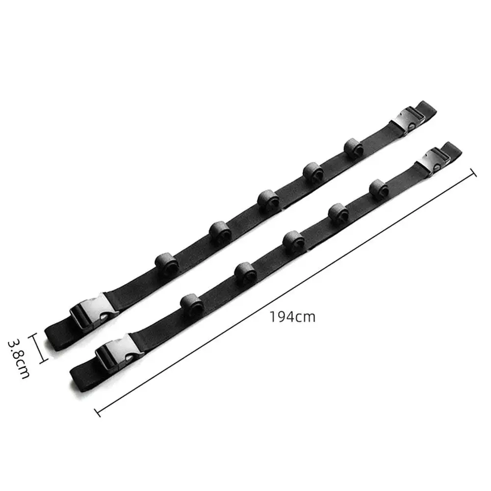High-Quality 2PCS Car Fishing Rod Strap for SUV Durable Capacity Storage Net