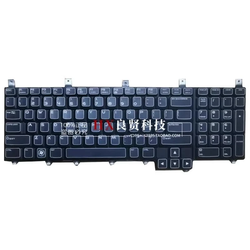 Dell M18X R1 R2 P11E M17X R3 R4 R5 노트북 영어 키보드에 적합
