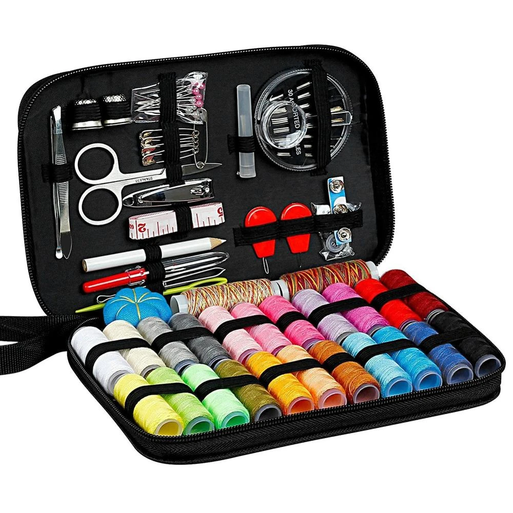 Sewing Kits DIY Multi-function Sewing Box Set for Hand Quilting Stitching Embroidery Thread Sewing Accessories Sewing Kits crochet hook art