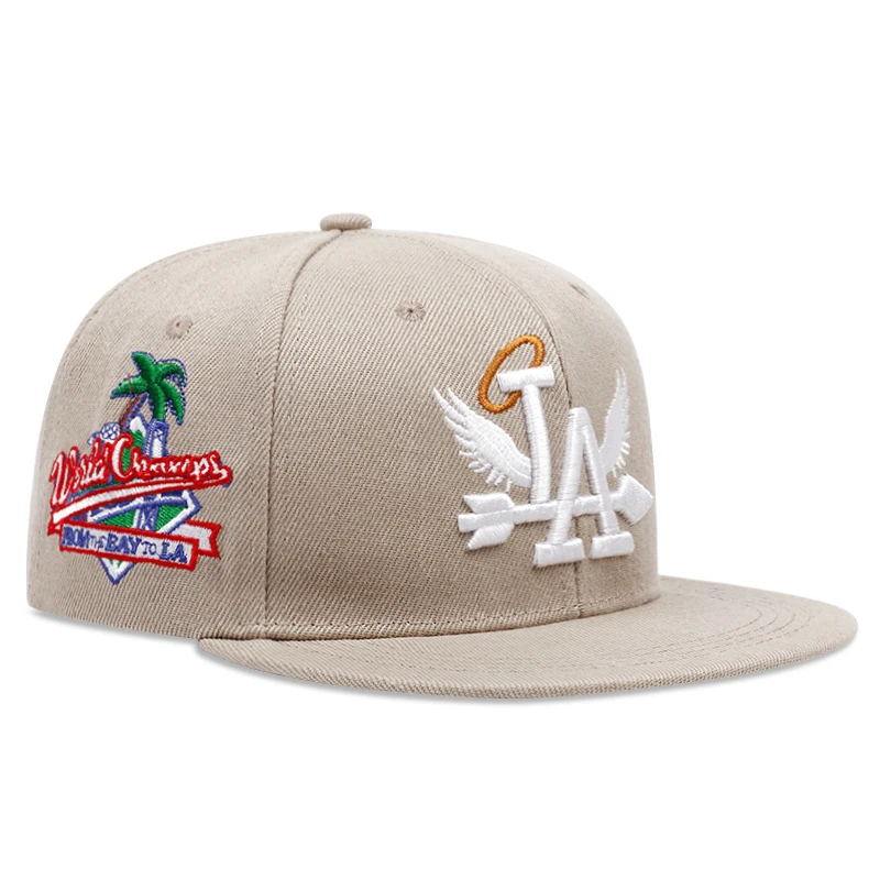 2024 Coconut Tree Embroidery Snapback - Men's Versatile Casual Hat