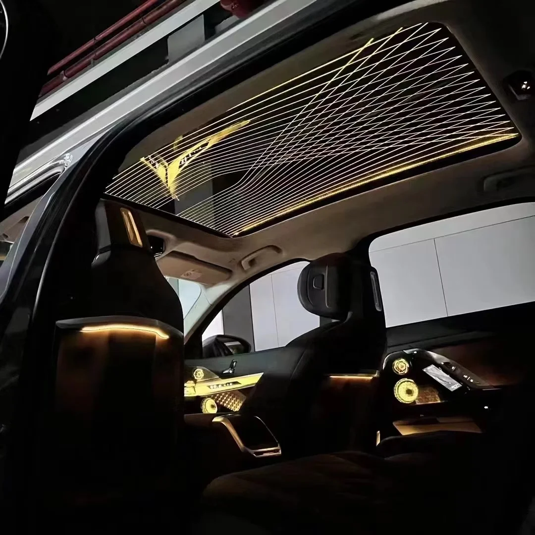 High Quality Universal Car Roof Star Light LED Interior Romantic Starry Sky Film Car Roof LED Lightscustom