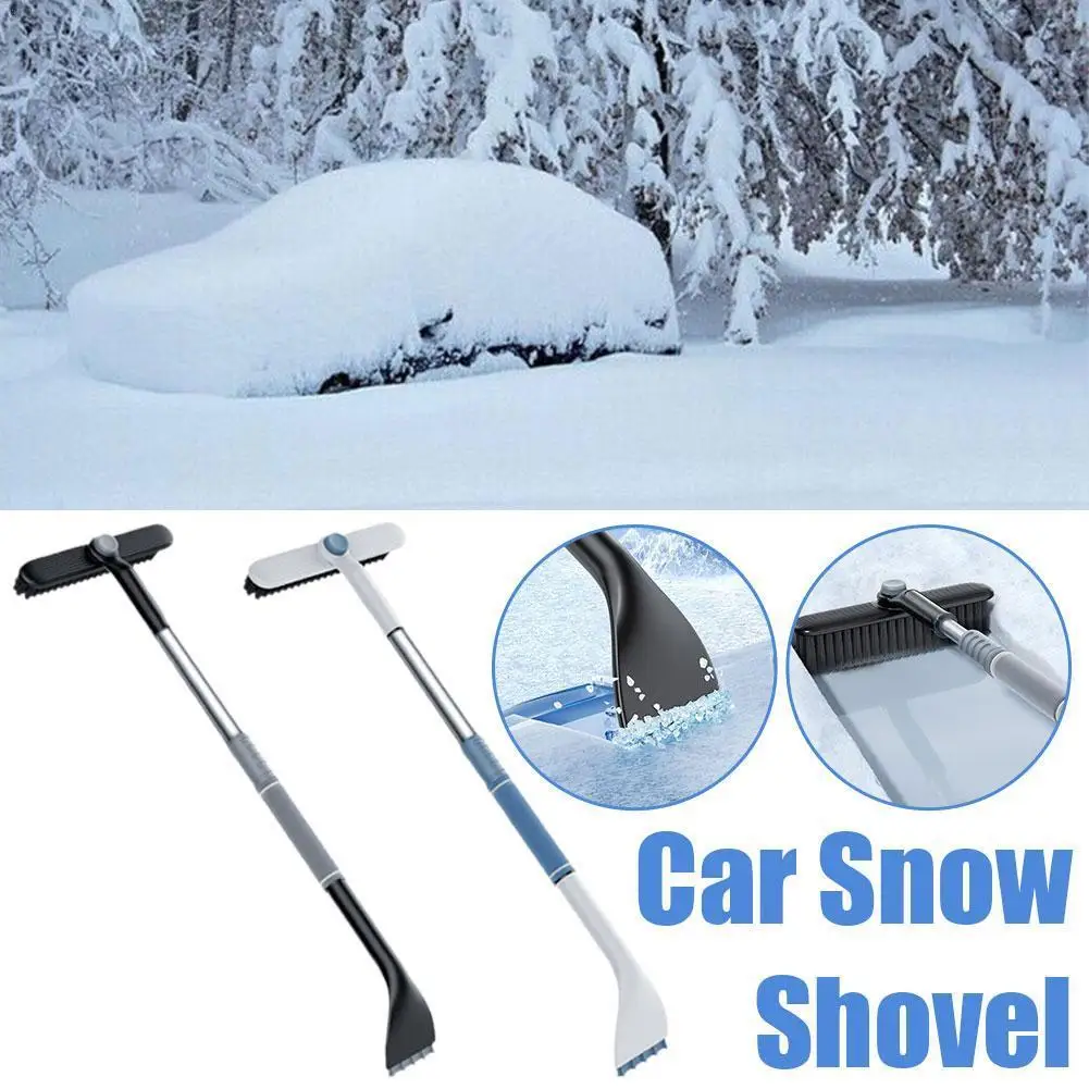 

Snow Scraper With Brush 2 In 1 Brush Broom Ice Shovel Portable Car Windshield Clean Snow Remover For SUV Truck Automobile Winter