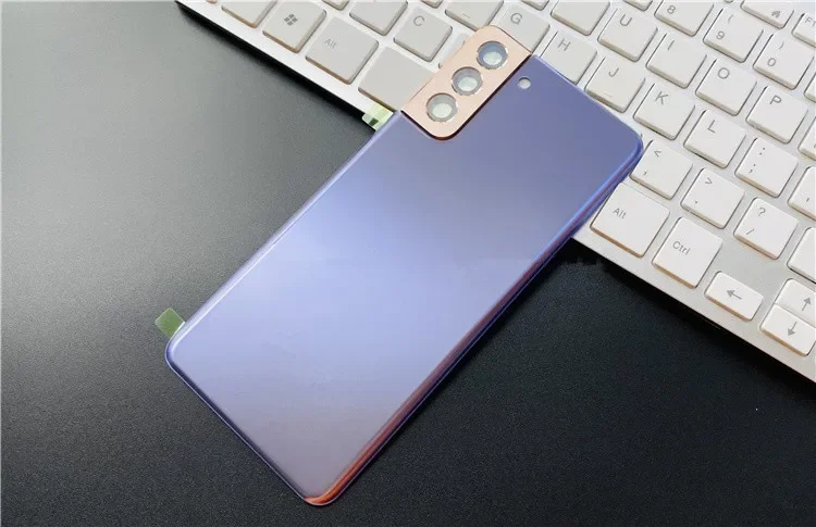 삼성 갤럭시 S21 플러스 5G G996 6.7 유리 배터리 뒷면 커버 수리 용 S21Plus 하우징 도어 후면 케이스 + 카메라 렌즈 교체