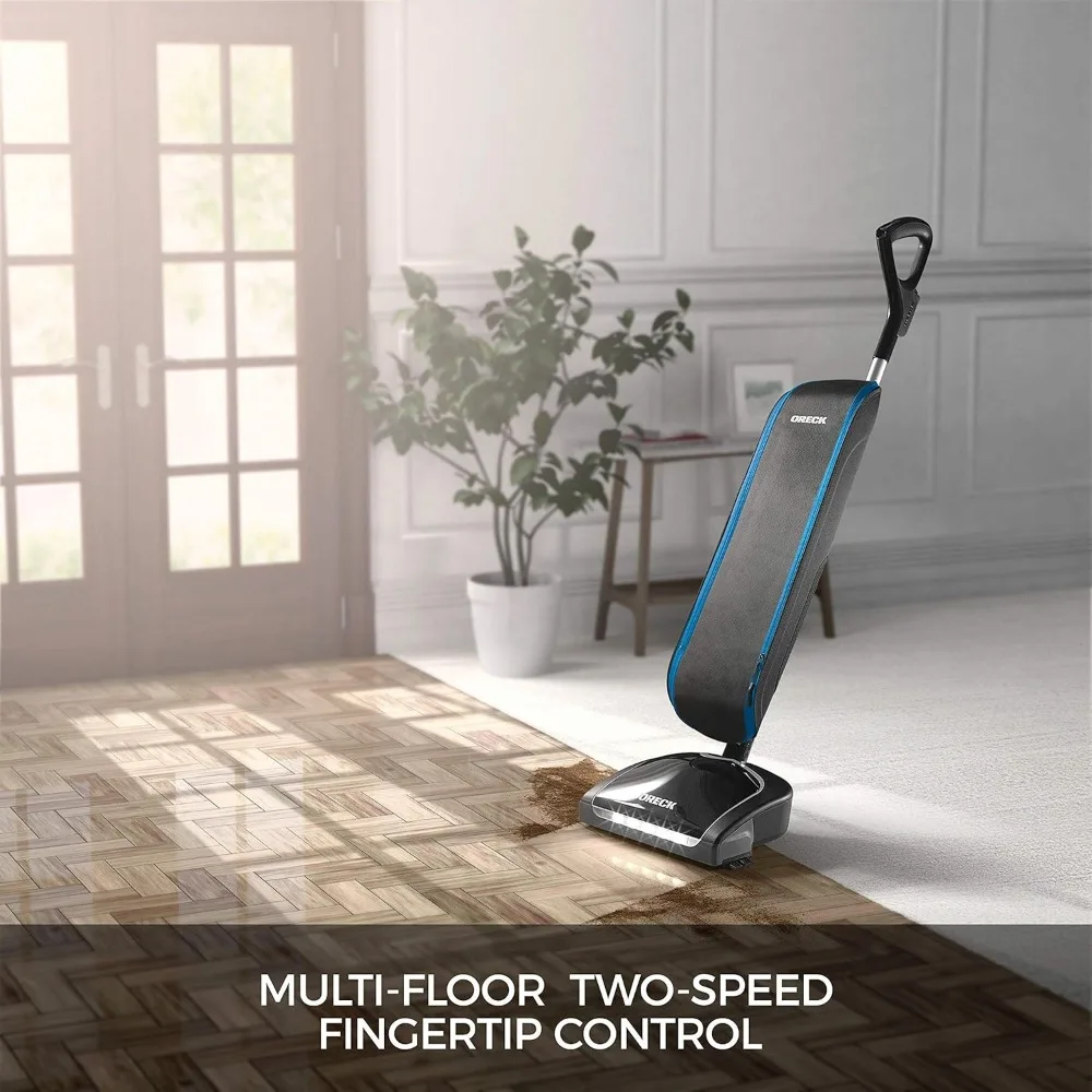 Bagged Upright Vacuum Cleaner, Lightweight, For Carpet and Hard Floor, UK30205PC, Blue 4