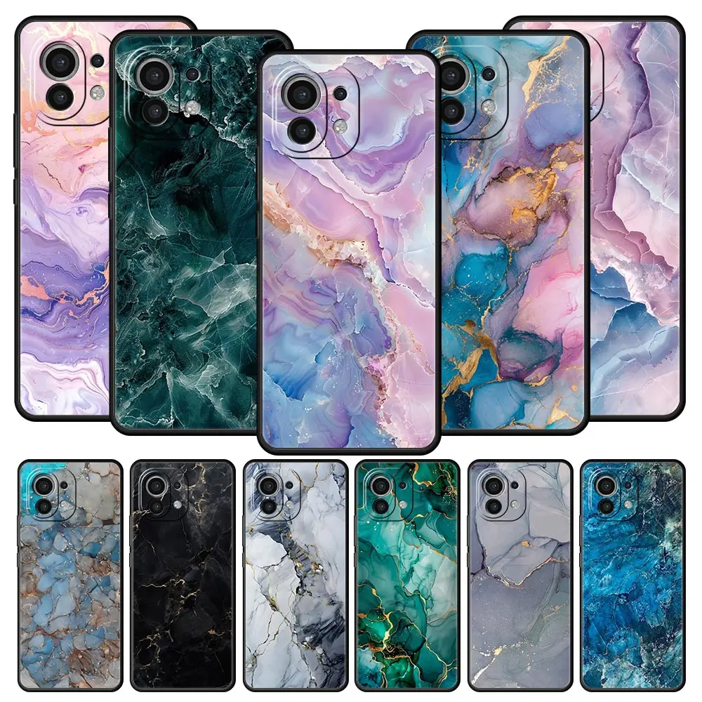 Fashionable Marble Pattern Soft TPU Phone Case