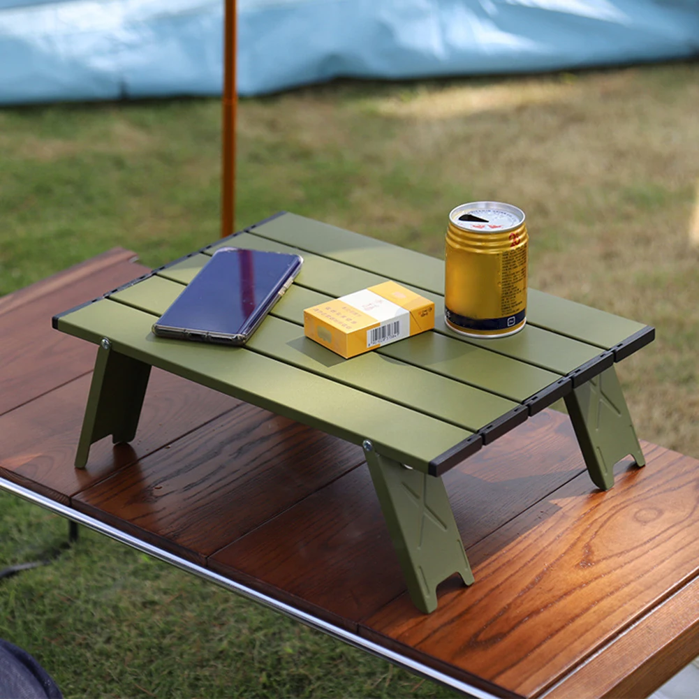 

Aluminum Alloy Desk Home Bed Computer Table with Carry Bag for Outdoor BBQ Camping Tent Picnic Coffee Table Computer Desk