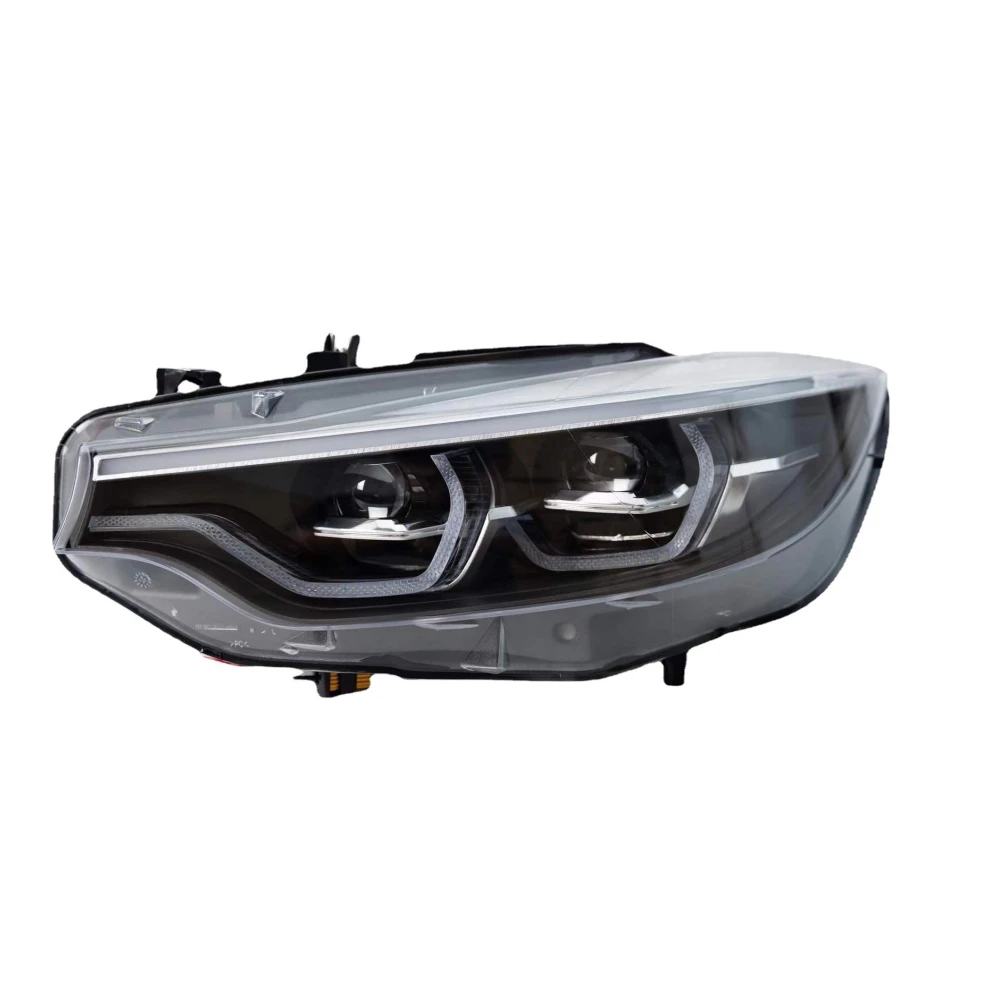 BMWヘッドランプ用LEDヘッドライト,タッチ,エンジェルアイ,4